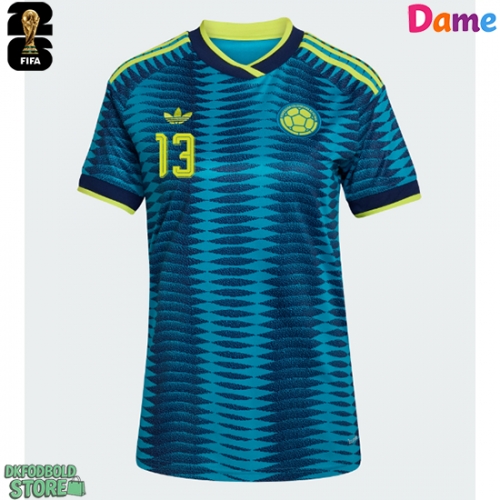 Colombia Yerry Mina #13 Replika Udebanetrøje Dame VM 2026 Kortærmet